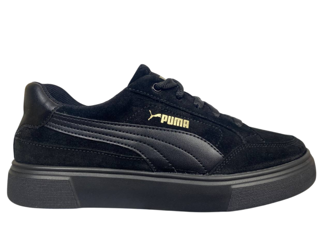 Кеды женские замшевые ROADE STYLE C1039-01 черные 