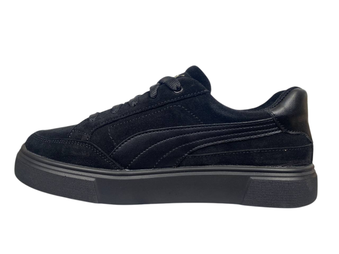 Кеды женские замшевые ROADE STYLE C1039-01 черные 