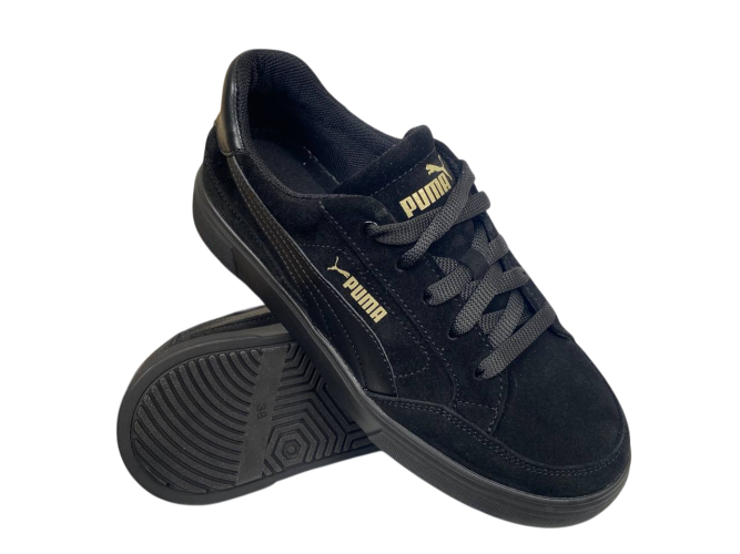 Кеды женские замшевые ROADE STYLE C1039-01 черные 