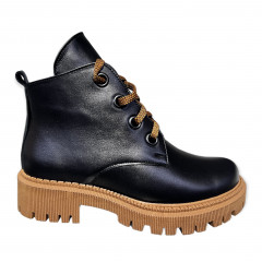 Черевики Жіночі шкіряні ALEXA 392 1 кирпич хутро