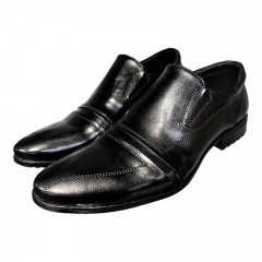 Дербі Чоловічі шкіряні класичні AVA 37 чорний