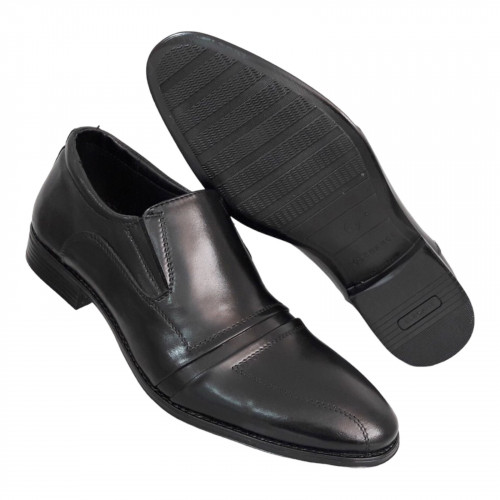 Дерби Мужские кожаные классические AVA 37 черный