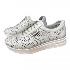 Кроссовки Женские кожаные VIKTTORIO IP232 Элли латте