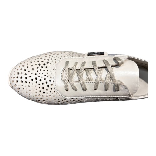 Кроссовки Женские кожаные VIKTTORIO IP232 Элли латте