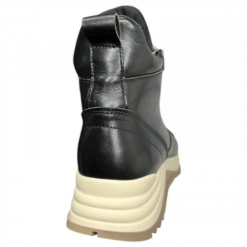 Кросівки жіночі шкіряні URBAN 27 04 чорний хутро