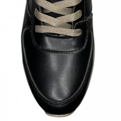 Кроссовки женские кожаные URBAN 27 04 черный мех