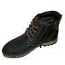 Ботинки мужские кожаные AVA 77 К черный мех