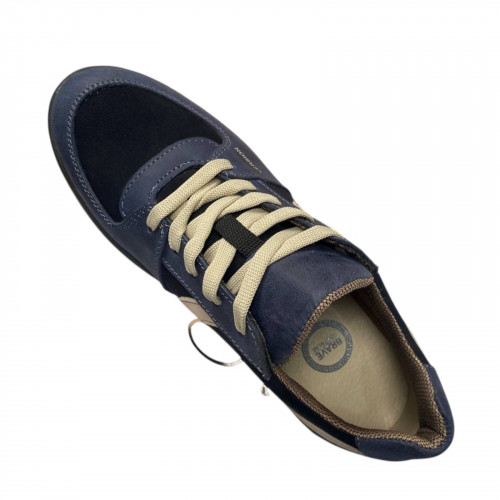 Кросівки шкіряні підліткові BRAVE 18046 сині