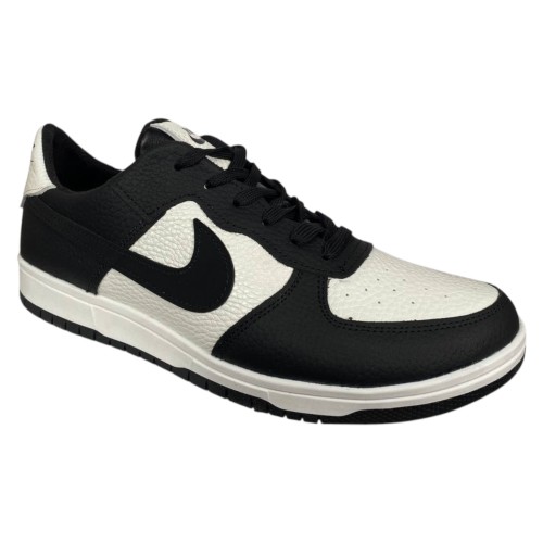 Кеды мужские кожаные LORD 111 05 черные белые