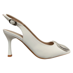 Босоніжки жіночі шкіряні ANKARA L9922-10 білі