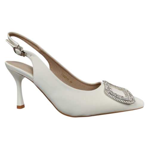 Босоніжки жіночі шкіряні ANKARA L9922-10 білі