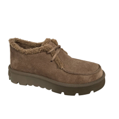 Черевики жіночі замшеві ROBERTO NETTI 3206 тоффі хутро