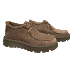 Черевики жіночі замшеві ROBERTO NETTI 3206 тоффі хутро