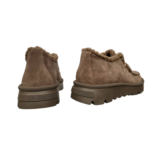 Черевики жіночі замшеві ROBERTO NETTI 3206 тоффі хутро