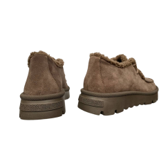 Черевики жіночі замшеві ROBERTO NETTI 3206 тоффі хутро