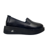 Мокасины женские кожаные LONZA 2071 101 черные
