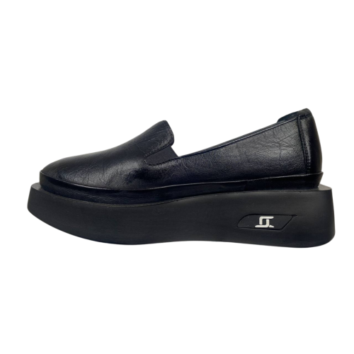 Мокасины женские кожаные LONZA 2071 101 черные