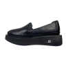 Мокасины женские кожаные LONZA 2071 101 черные
