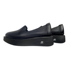 Мокасины женские кожаные LONZA 2071 101 черные