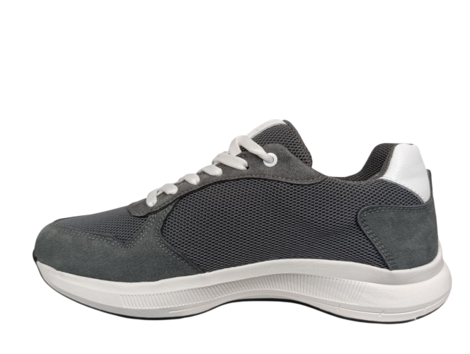 Кроссовки мужские CROSSAV 26 411 1/3 46 серые нубук сетка