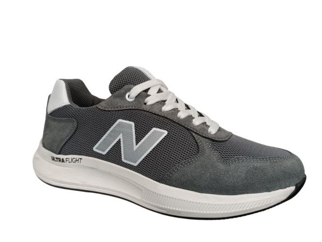 Кроссовки мужские CROSSAV 26 411 1/3 46 серые нубук сетка