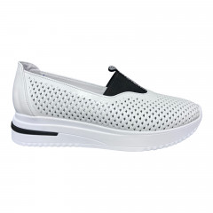 Женские кожаные ALEXA 711 белый 1