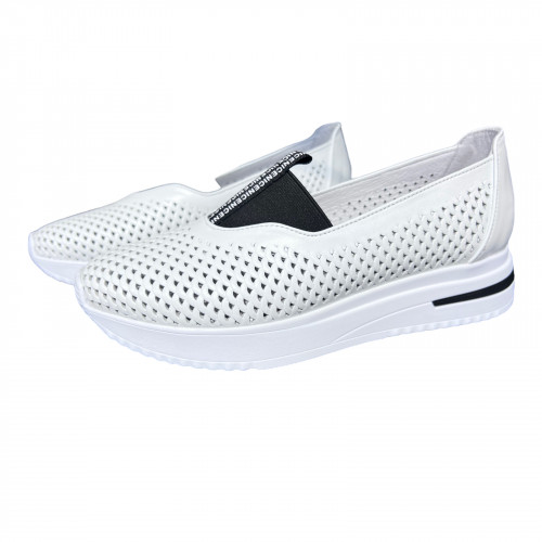 Женские кожаные ALEXA 711 белый 1