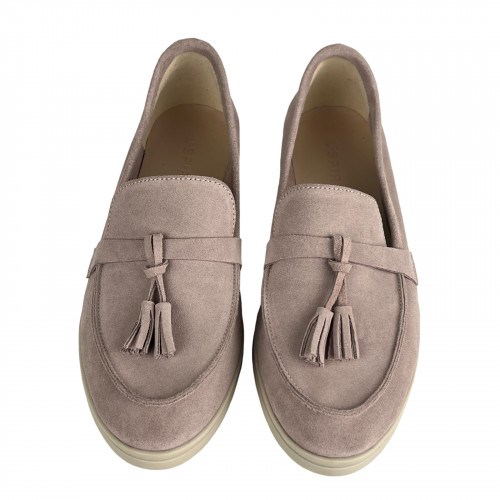  Лоферы Женские замшевые U.SPIRIT 5033 04 пудра 