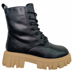 Черевики жіночі шкіряні IT TS DW 5020-6 чорні хутро