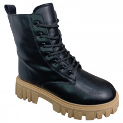 Черевики жіночі шкіряні IT TS DW 5020-6 чорні хутро