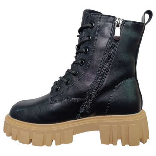 Черевики жіночі шкіряні IT TS DW 5020-6 чорні хутро