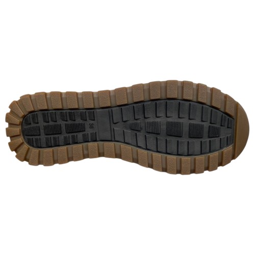 Кросівки шкіряні підліткові BRAVE 18261 чорні