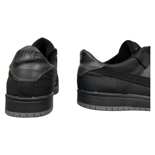 Кеди чоловічі шкіряні LORD 111 01 чорні сірі