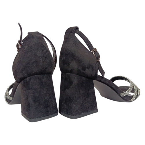 Босоніжки жіночі замшеві ANKARA H008H-6 чорні