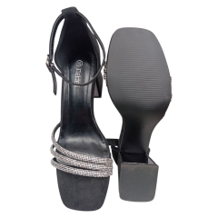 Босоніжки жіночі замшеві ANKARA H008H-6 чорні