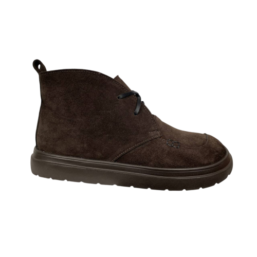 Черевики жіночі замшеві ROBERTO NETTI 3187 08 коричневі хутро