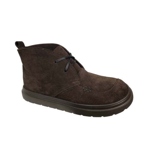 Черевики жіночі замшеві ROBERTO NETTI 3187 08 коричневі хутро