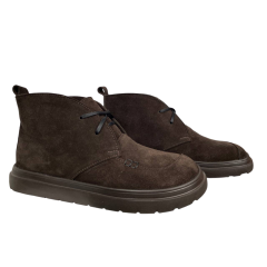 Черевики жіночі замшеві ROBERTO NETTI 3187 08 коричневі хутро