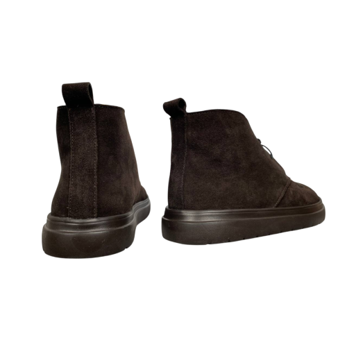 Черевики жіночі замшеві ROBERTO NETTI 3187 08 коричневі хутро