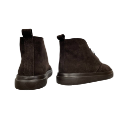 Черевики жіночі замшеві ROBERTO NETTI 3187 08 коричневі хутро