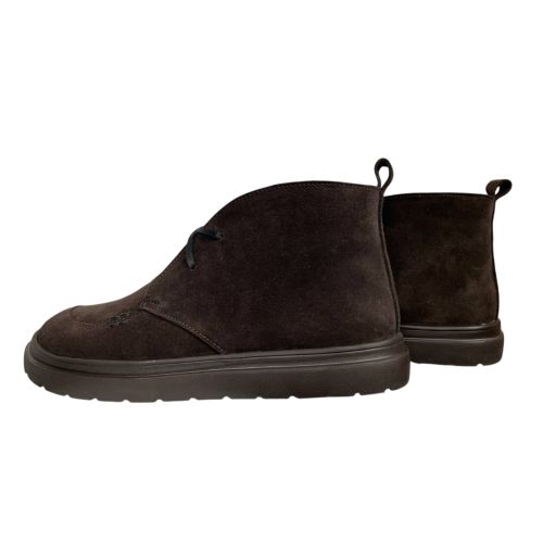 Черевики жіночі замшеві ROBERTO NETTI 3187 08 коричневі хутро