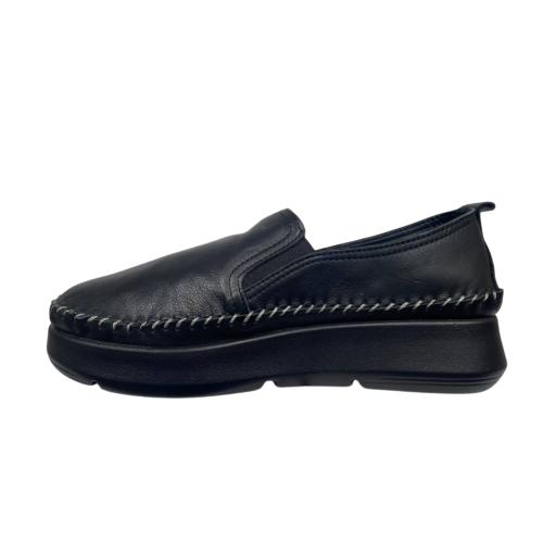 Мокасини жіночі шкіряні ANNA LUCCI D304 01 чорні 