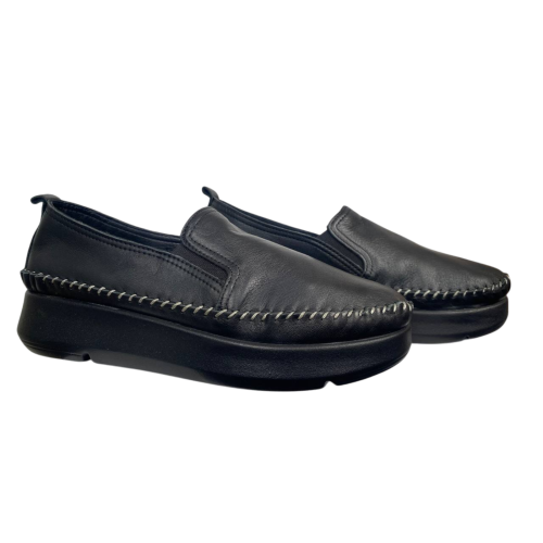 Мокасини жіночі шкіряні ANNA LUCCI D304 01 чорні 