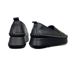 Мокасини жіночі шкіряні ANNA LUCCI D304 01 чорні 