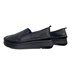 Мокасини жіночі шкіряні ANNA LUCCI D304 01 чорні 