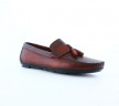 Лоферы Мужские кожаные Leandro Gusto 2021 bordo