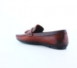 Лоферы Мужские кожаные Leandro Gusto 2021 bordo
