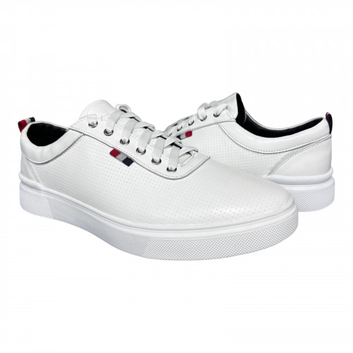 Кеды Мужские кожаные AVA 55 белый