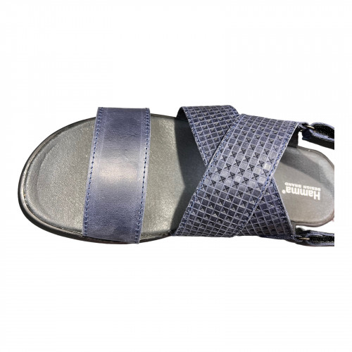 Босоножки Мужские кожаные HAMMA B8 синий