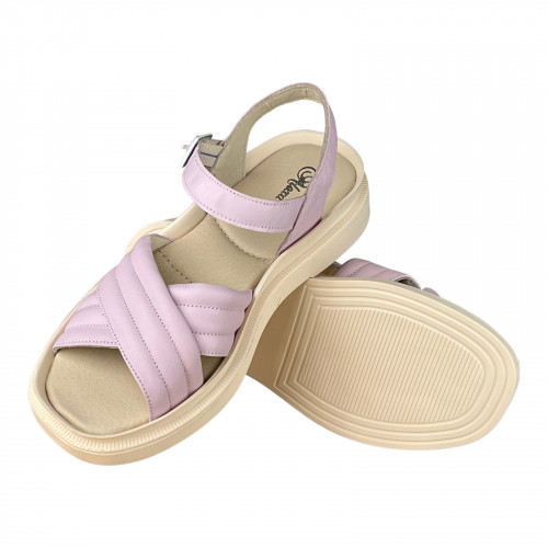 Босоножки Женские кожаные ALEXA 716 лиловый